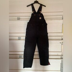 Carhartt Bib Overalls Sz 40x34